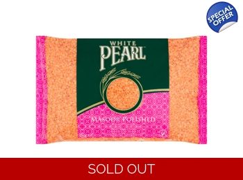 White Pearl Masoor Dal  Washed 2kg